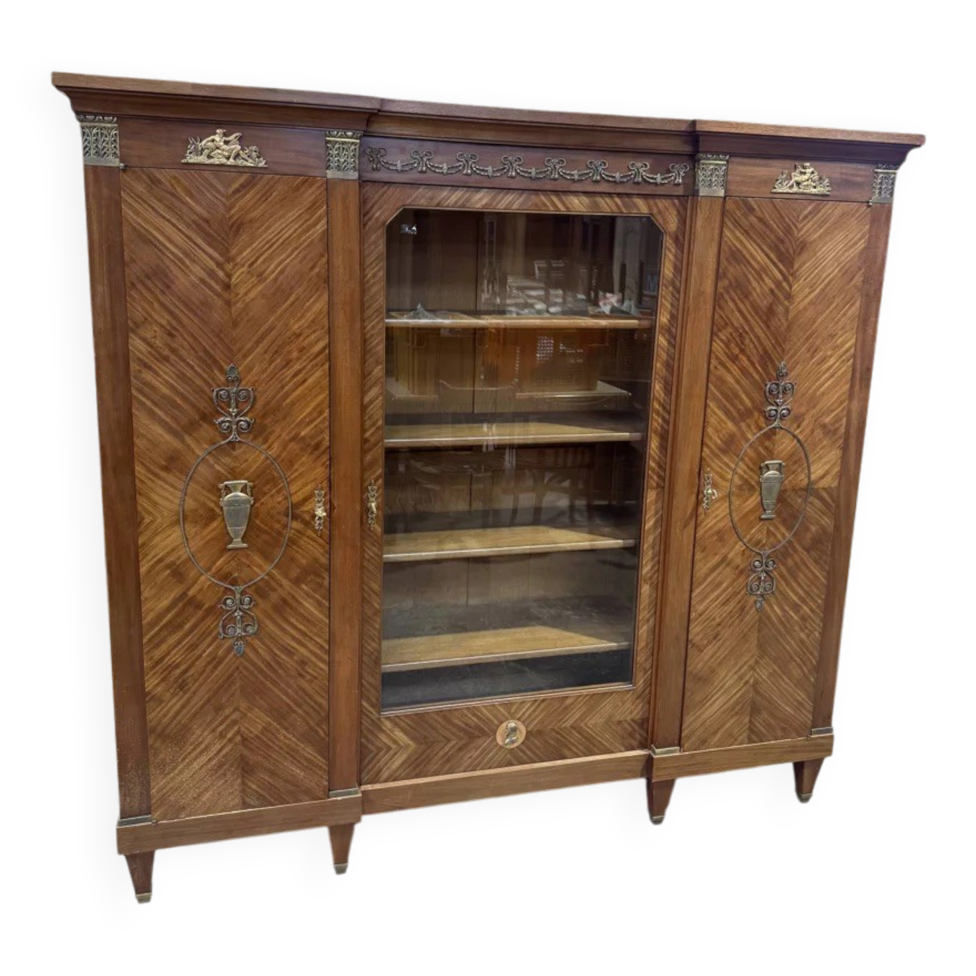 Empire library in mahogany - Early 20th century