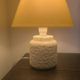 Small French lamp from the 1960s carved in stone