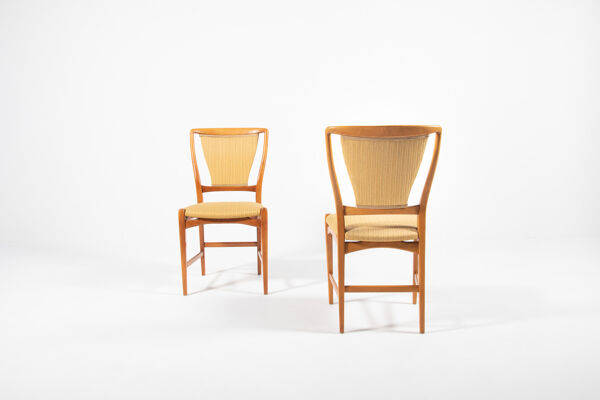 Set of 4 David Rosen chairs for Nordiska Kompaniet 1960