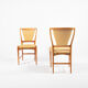 Set of 4 David Rosen chairs for Nordiska Kompaniet 1960