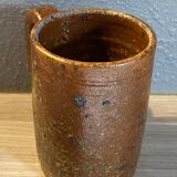Glazed stoneware mug