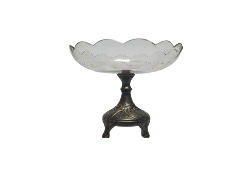 Art Nouveau bowl on stand, Germany, 1900s