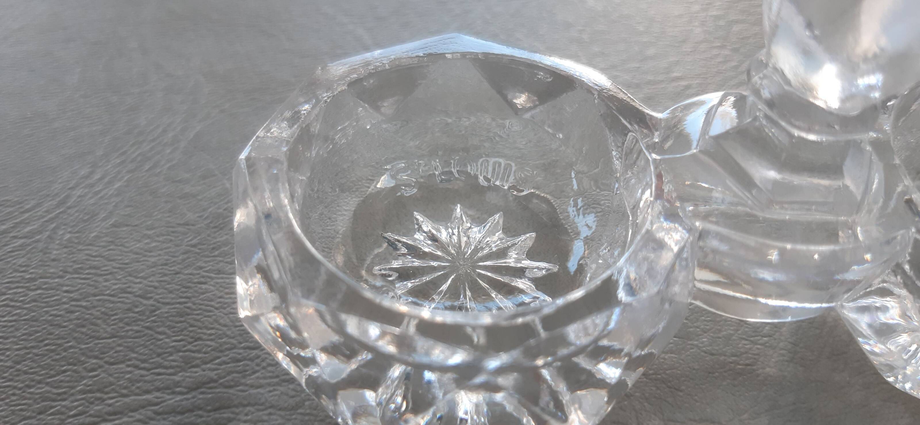 Very old Saint Louis crystal salt and pepper shaker