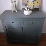 Dark gray Parisian sideboard