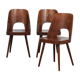 Suite of 3 vintage chairs by Oswald Haerdtl for Ton, 1960
