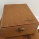 Lot de 4 boites bois vintage