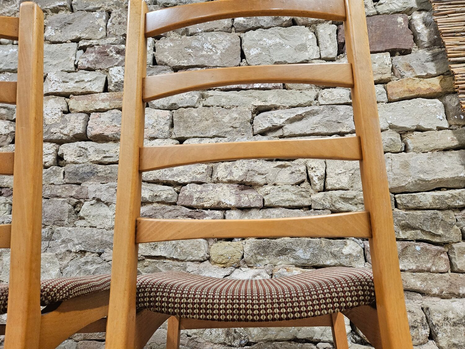 Set of 4 vintage Scandinavian style chairs