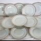 18 golden flat plates CNP Haute Porcelaine de Luxe du Berry