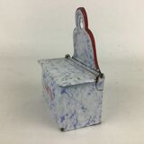 Boxe matches in sheet metal emaillee