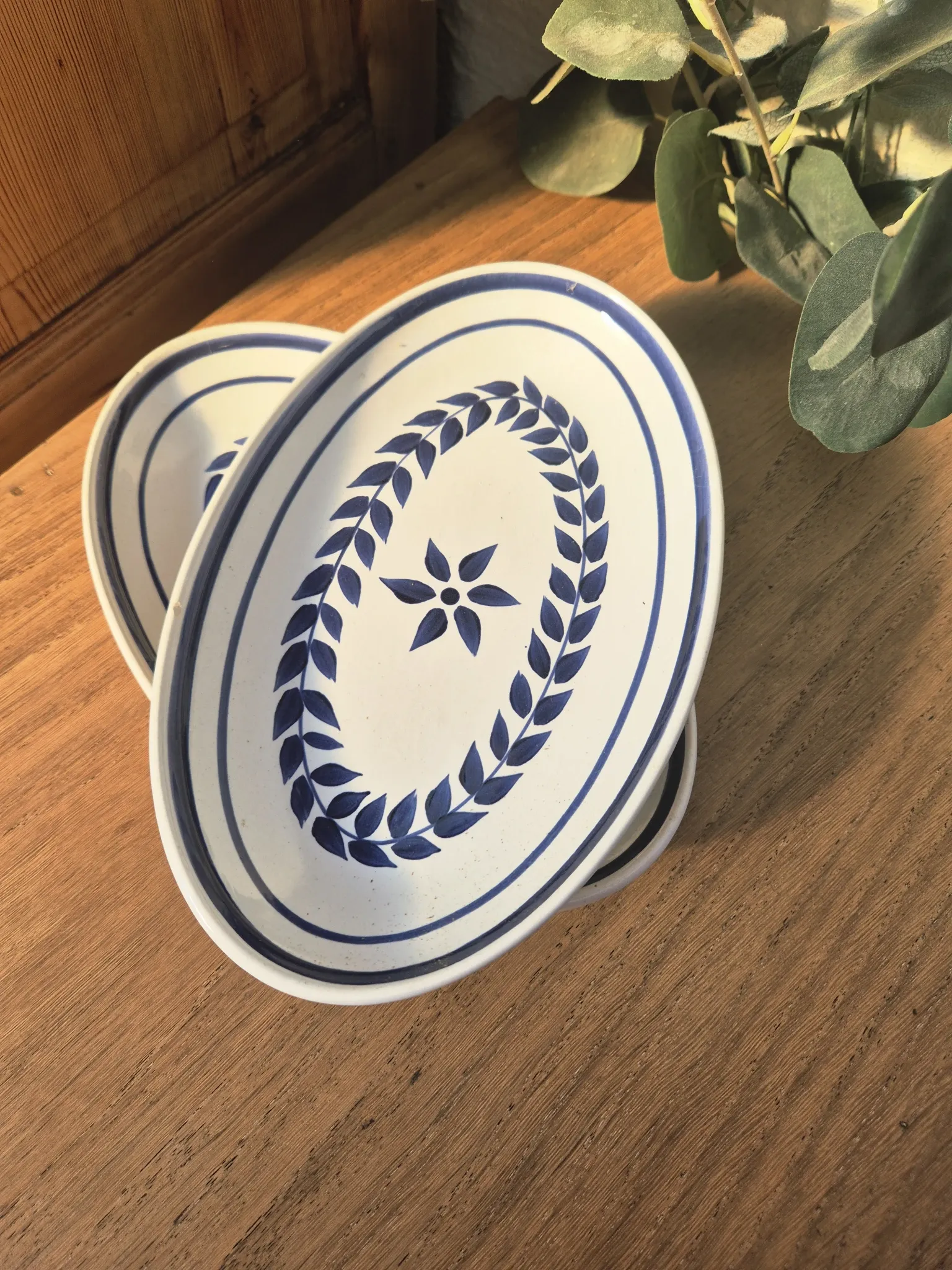 Two vintage salt dishes