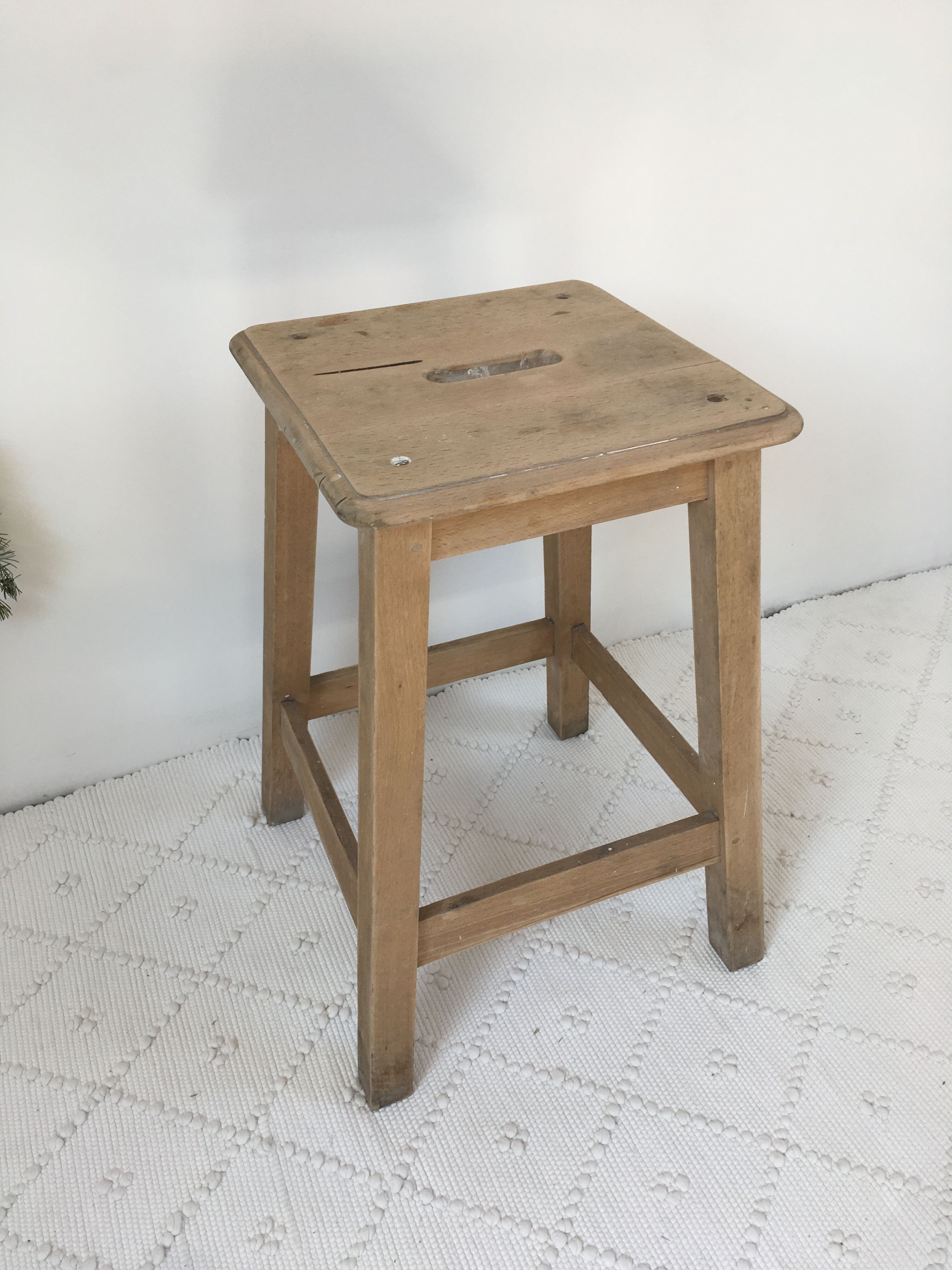 Wooden painter's stool