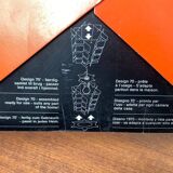 Yellow folding pendant lamp from the mid-century space age by Gunner Jensen, 1970s.