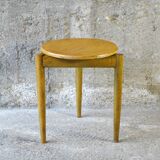 DANOIS stool in light beech - 1960 -