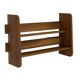 Vintage wooden standing bookcase from the 1950s