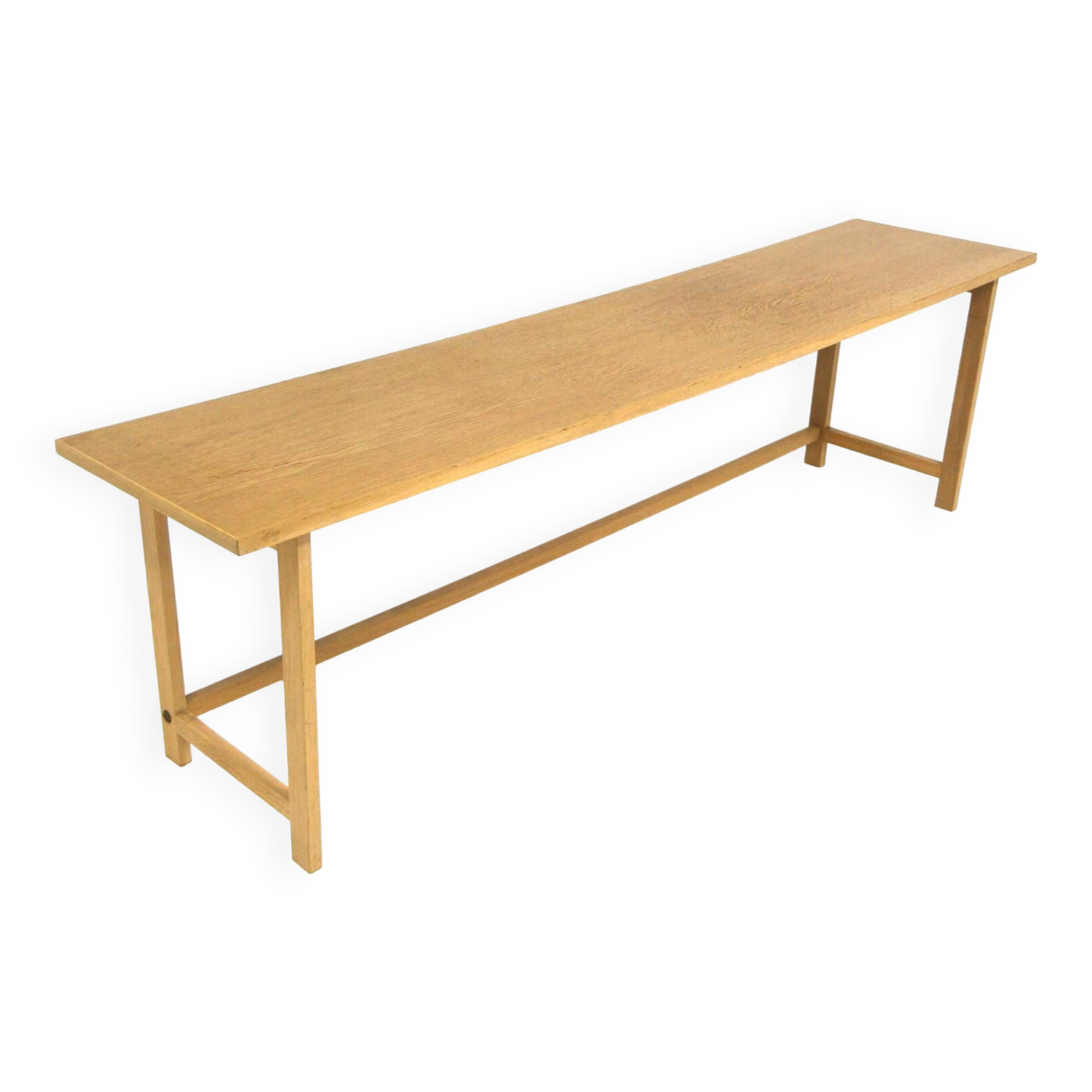 Scandinavian oak bench, Sweden, 1960