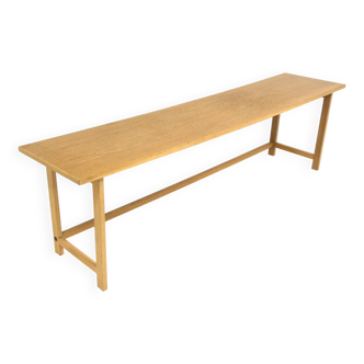 Scandinavian oak bench, Sweden, 1960