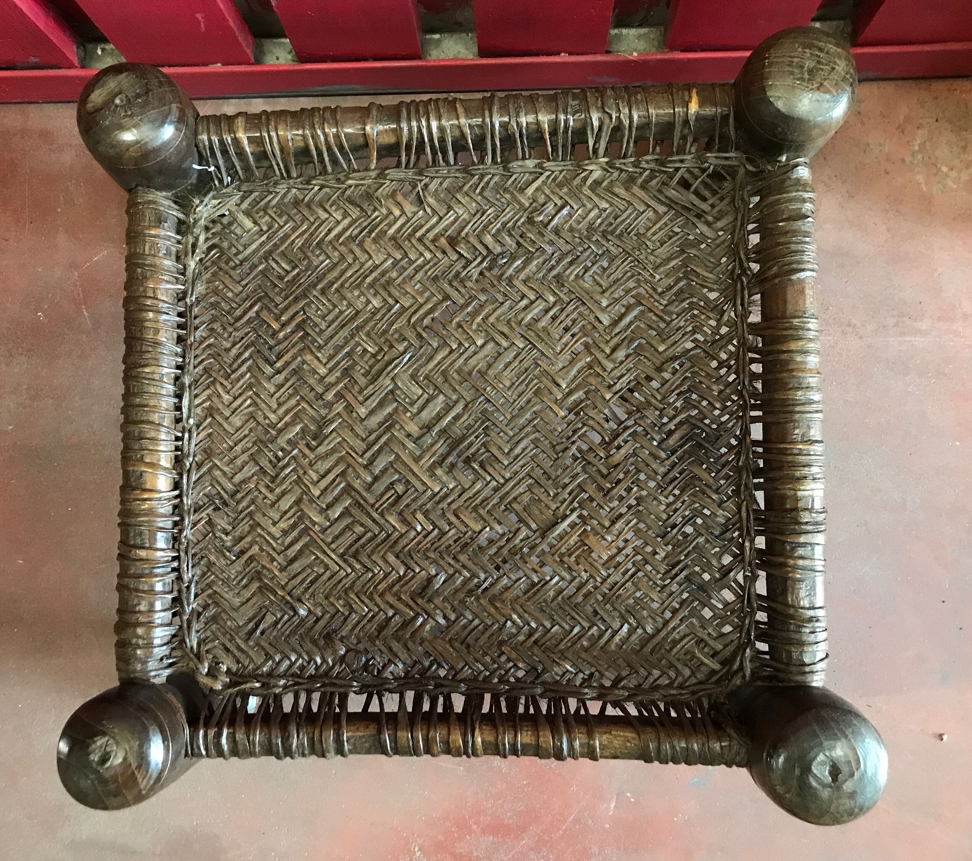 Ethnic stool, Pakistan, Swat Valley, 20th