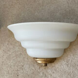 Pair of Vianne opaline wall lights