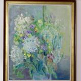 Original Swedish oil on panel from the mid-century "Whispers of Spring" Vintage