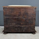 Landing Linen Chest in Solid Beech and Walnut, Louis XIII Style – Late 19th Century
