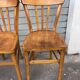 (Lot) 4 Honey Bistro Chairs