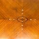 Oval side table in the style of Kolo Moser