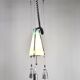 Ceiling lamp in glass, United States, 1950s