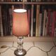 Art deco lamp in chrome metal and glass ball