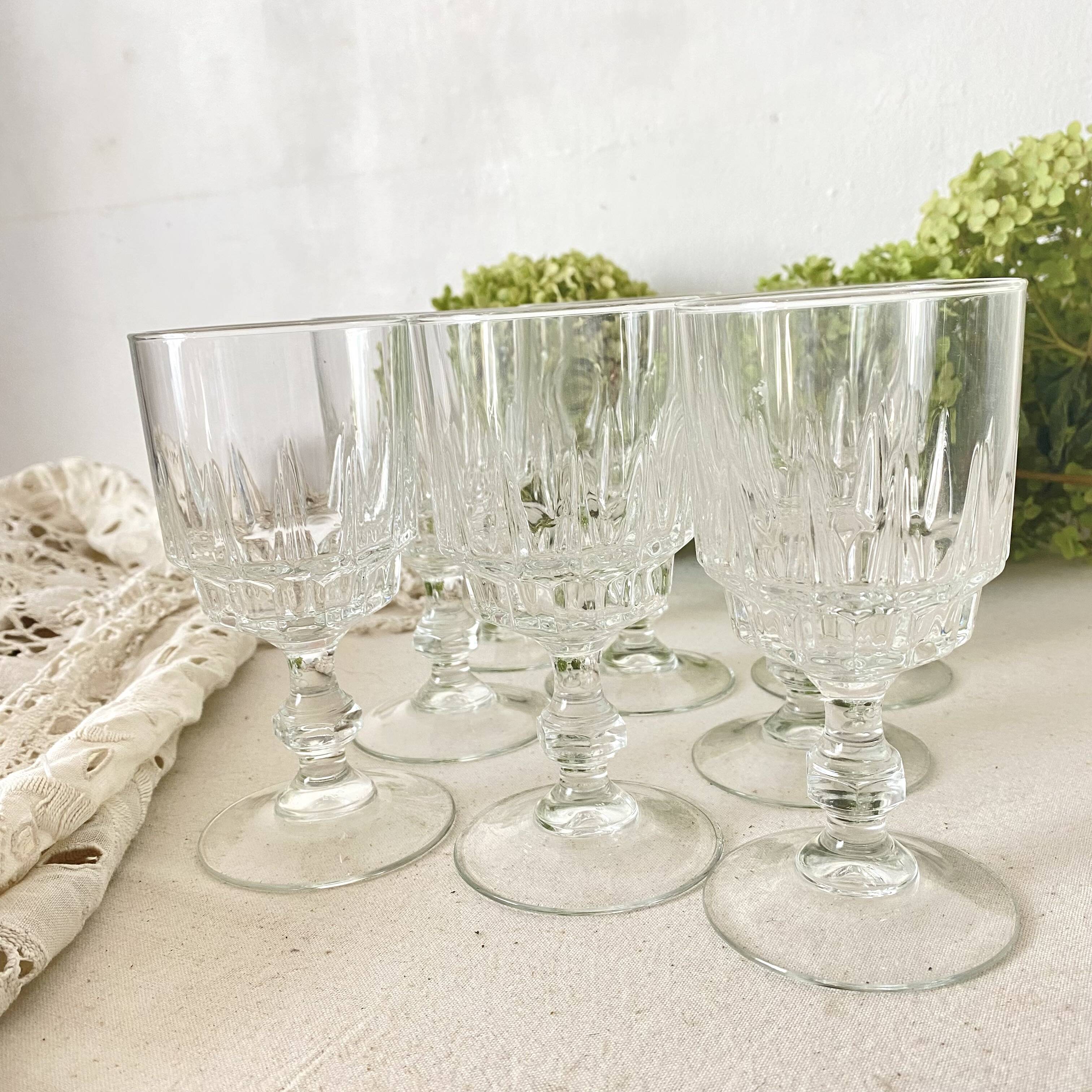 Wine glasses, vintage stemware