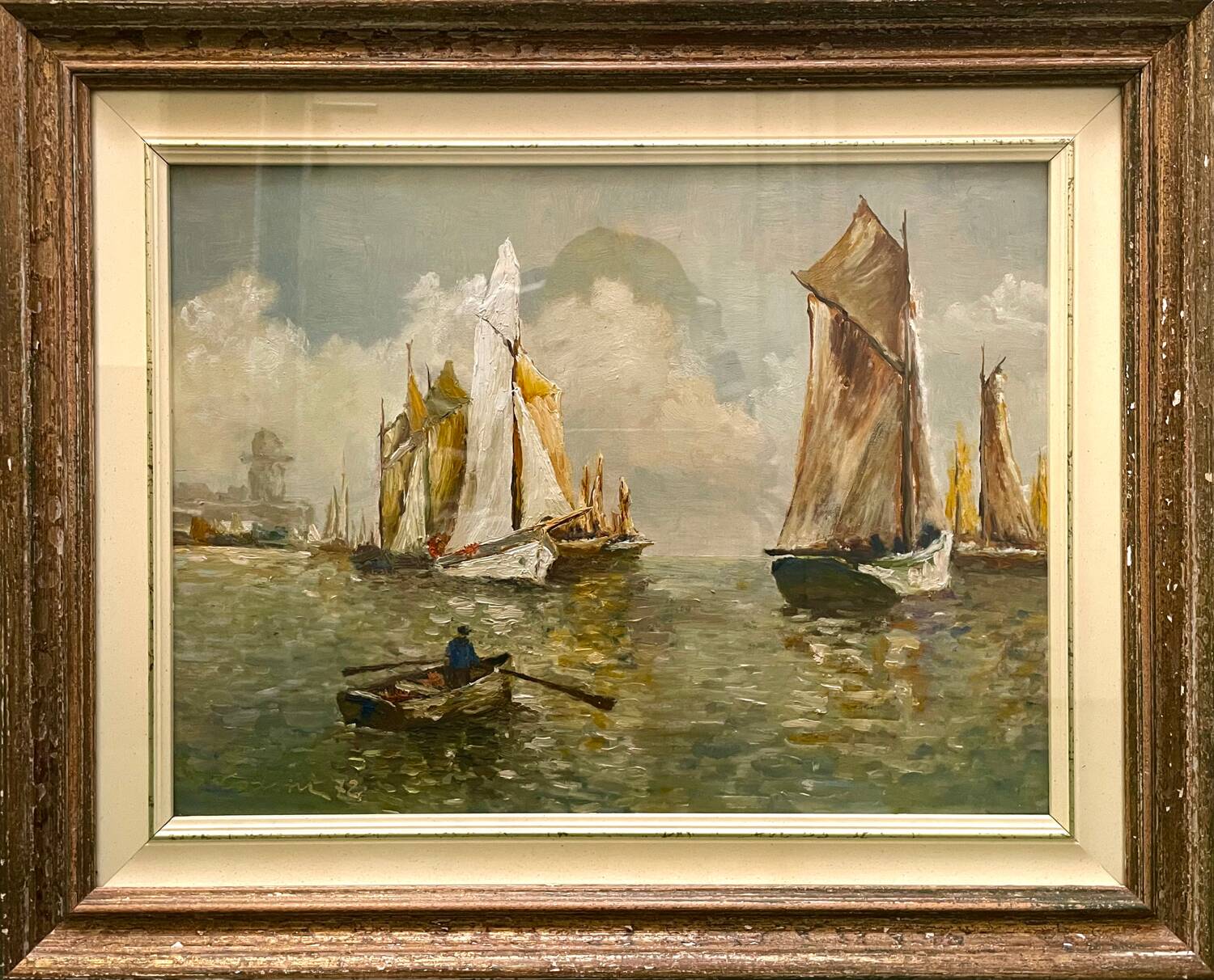 Animated marine landscape painting 20th century