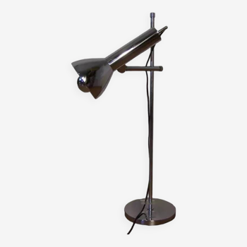 Lampe articulée en métal chromé