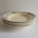 Set of 6 hollow plates Badonvillers chavillé vintage
