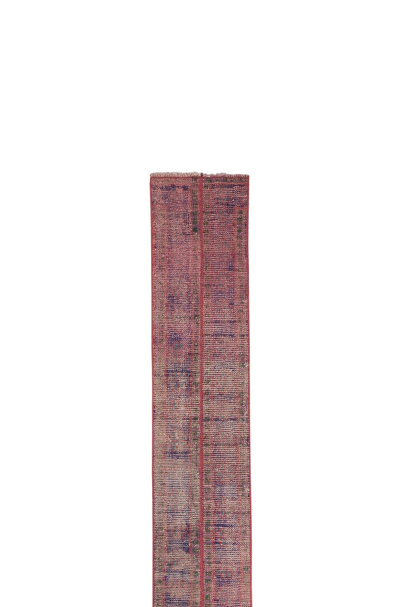 Tapis vintage turc de oushak tissé à la main 46x373 cm