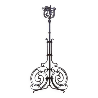 Bougeoir Art Nouveau en fer forgé