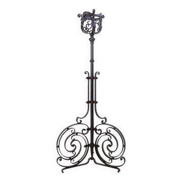 Bougeoir Art Nouveau en fer forgé
