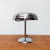 Art Deco table lamp in chrome and glass