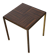 Vintage side table in rosewood & bronze – 1960s