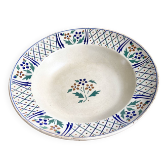 Hollow dish "opaque de Gien"