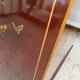 Chinese lacquered TV cabinet L 1m H 1.34m D 0.50m