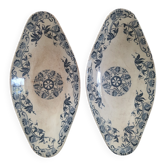 Two Sarreguemines Roxane dishes.