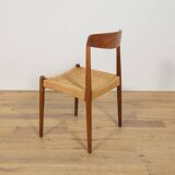 Chaise de salle à manger en teck du milieu du siècle, Danemark, années 1960
