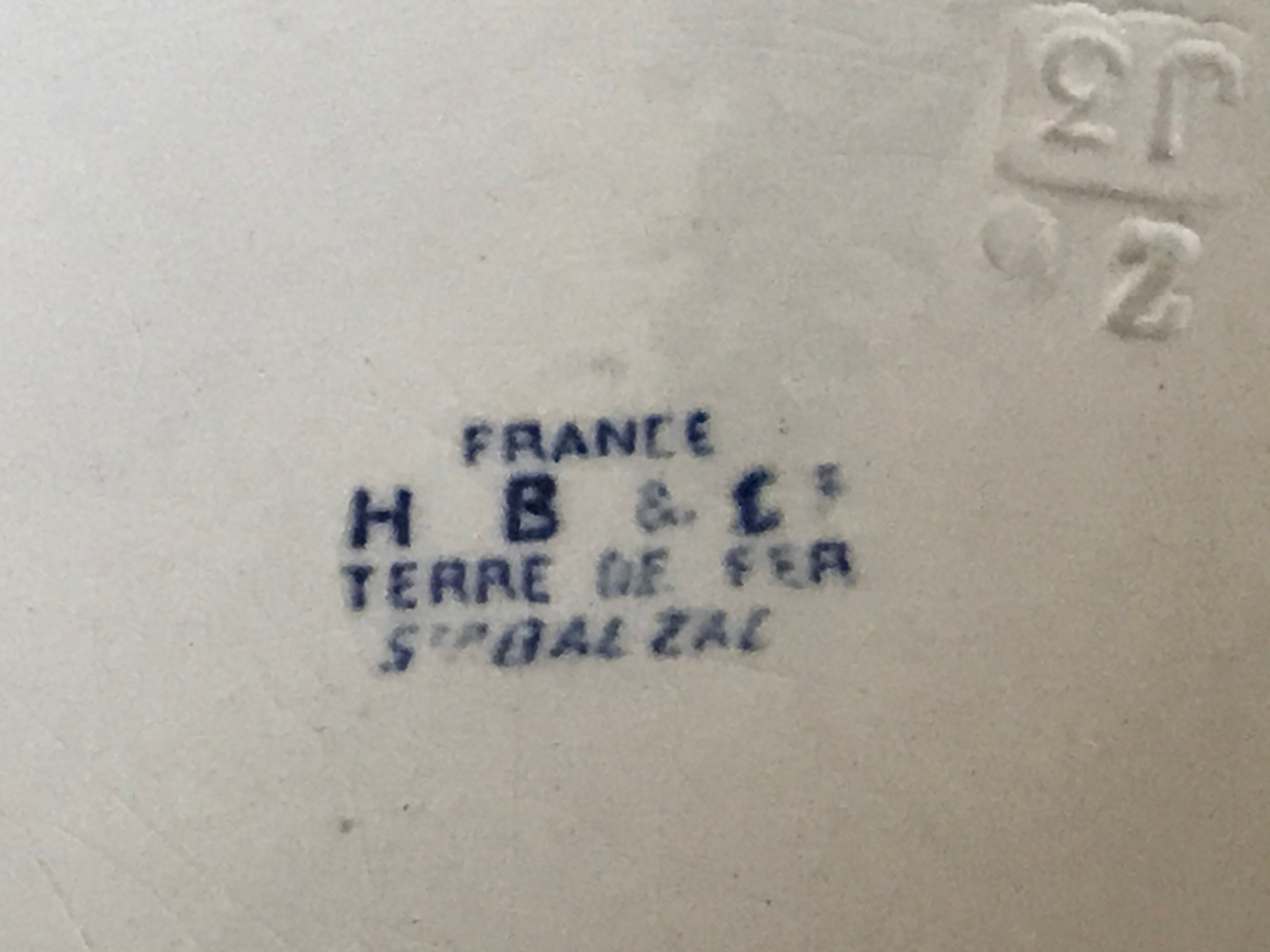 Lot of 5 plates dessert Terre de fer