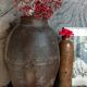 XXL traditional pottery old 19th century folk art 42 cm