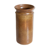 Vintage stoneware vase signed