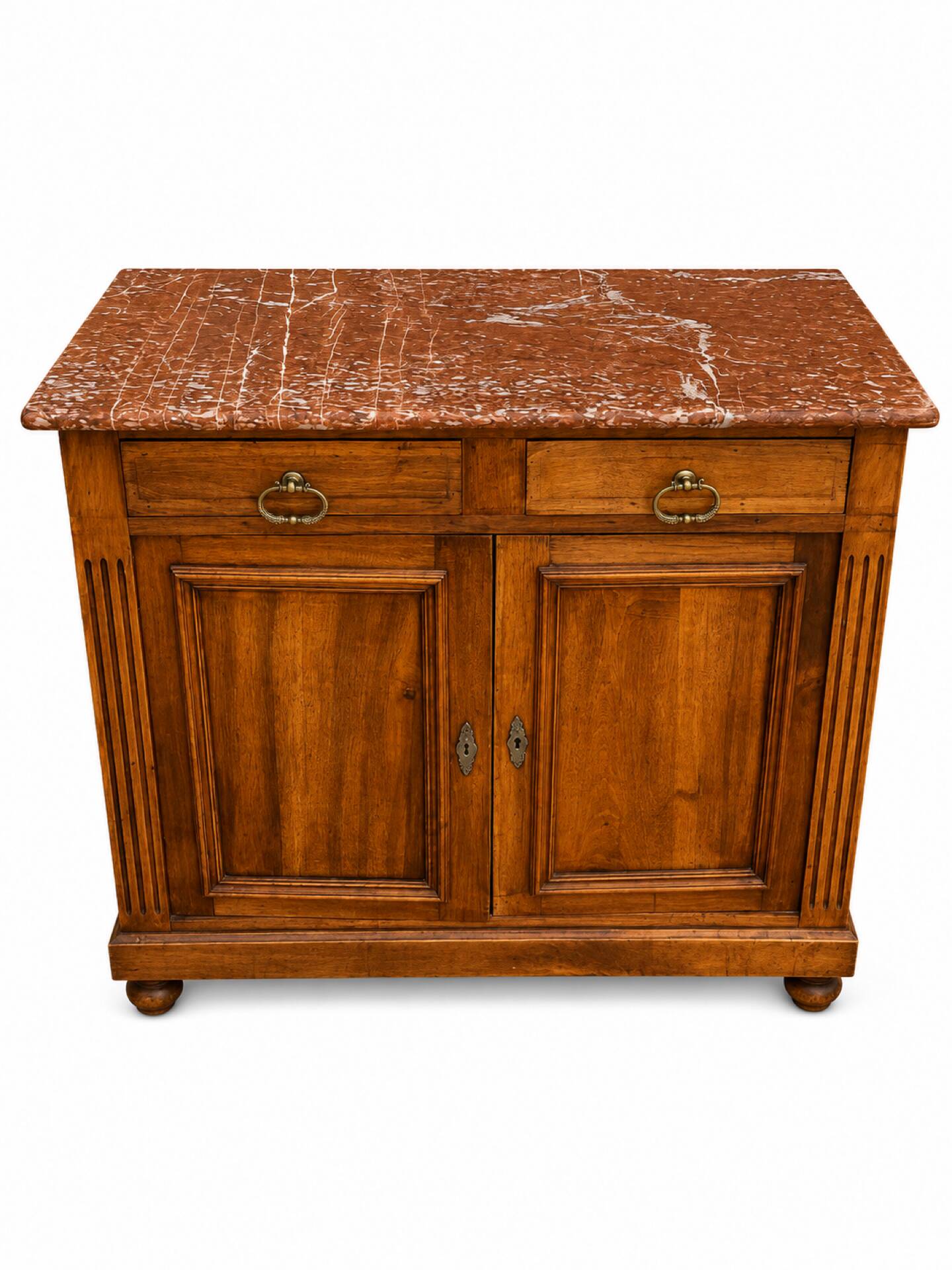 Old buffet with marble top