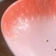 Strawberry-shaped earthenware salad bowl
