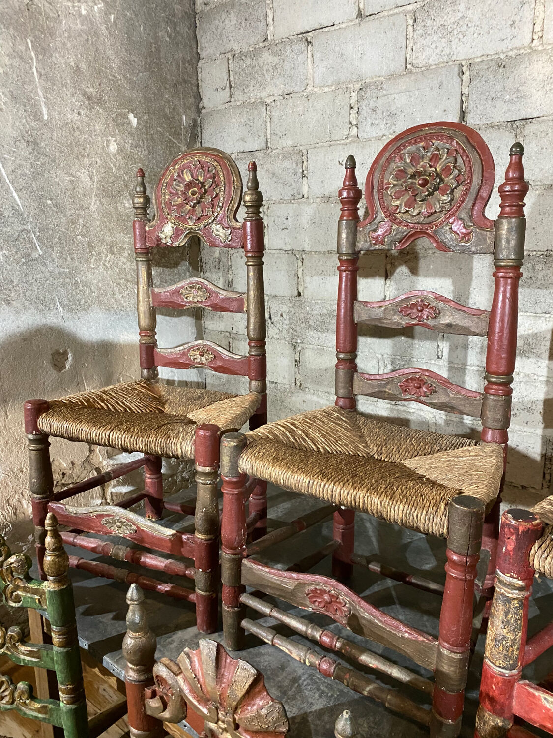 Spanish Chairs "Mallorcans" 19th century