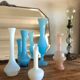 Vase en opaline blanc