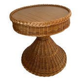 Wicker coffee table