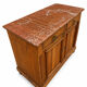 Old buffet with marble top